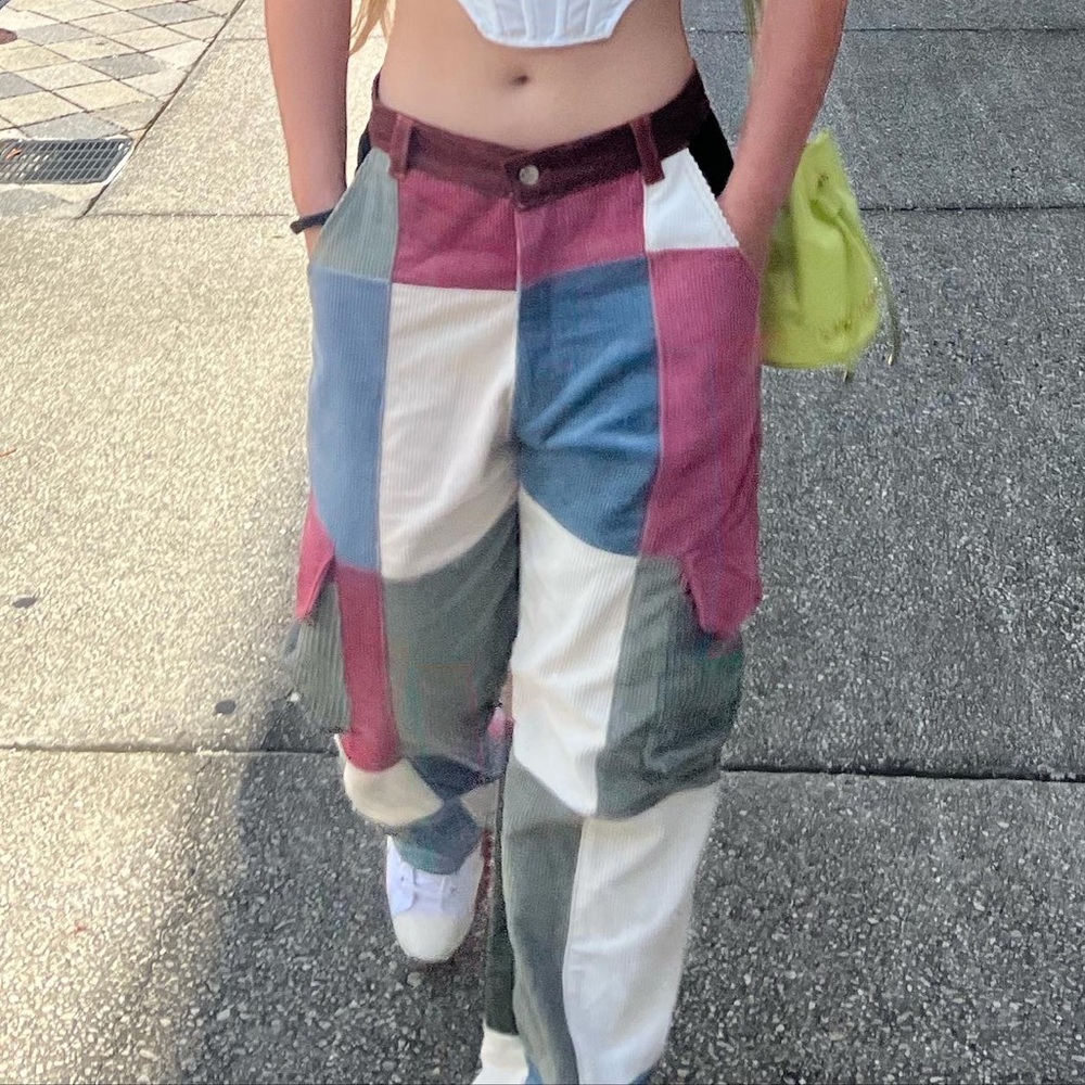 Patchwork Handmade Vintage Pants - image 5